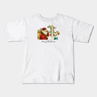 HELLO SANTA SHIRLEY TEMPLE-ISH VINTAGE Kids T-Shirt